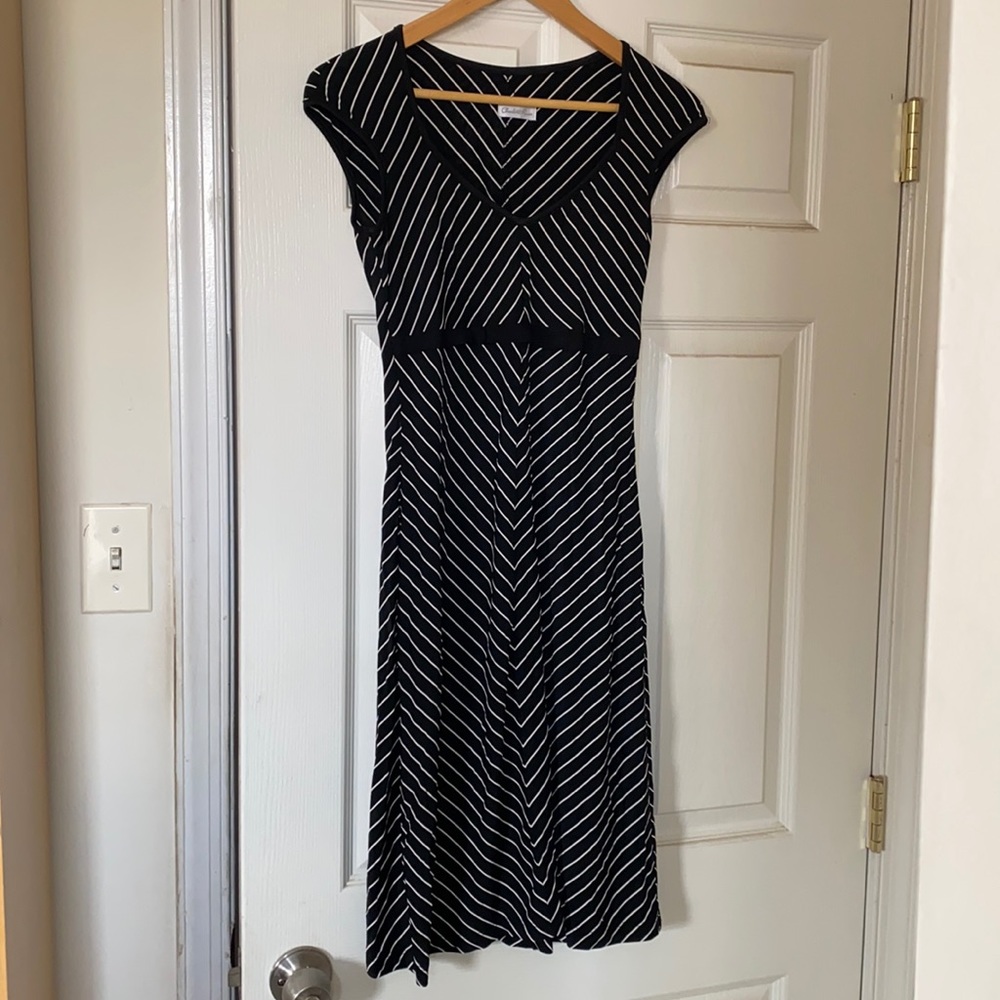 Charlotte Russe Black knee-length dress- Small 2-4